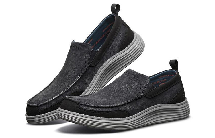 Status 2.0 Мужские повседневные мужские низкие черные Skechers — фото 3