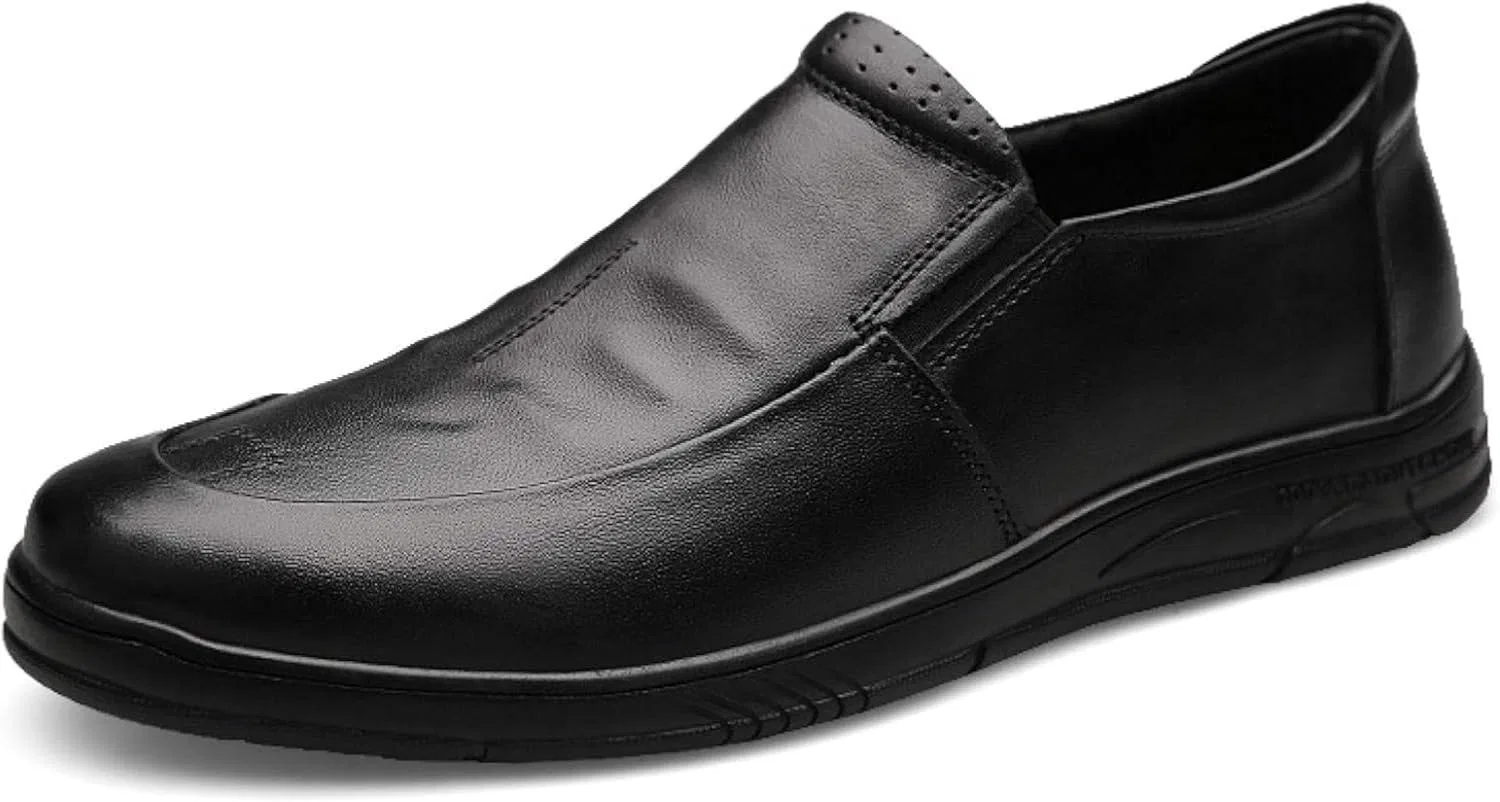 Полуботинки мужские повседневные Penny Loafers, черный Sylaiwao