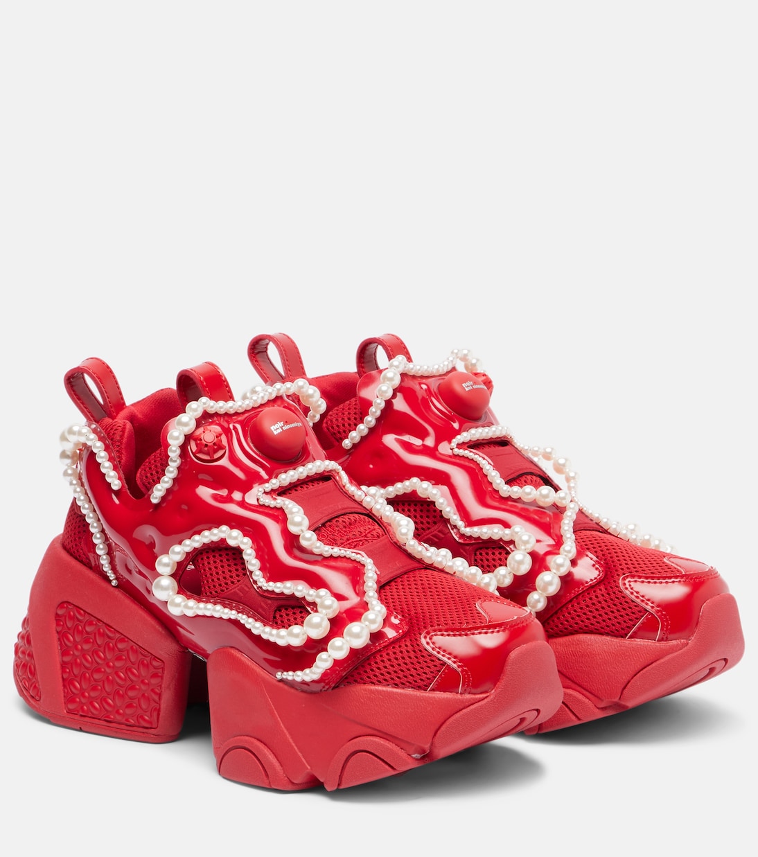 x Reebok платформенные кроссовки с декором Noir Kei Ninomiya, Col. 2 Red