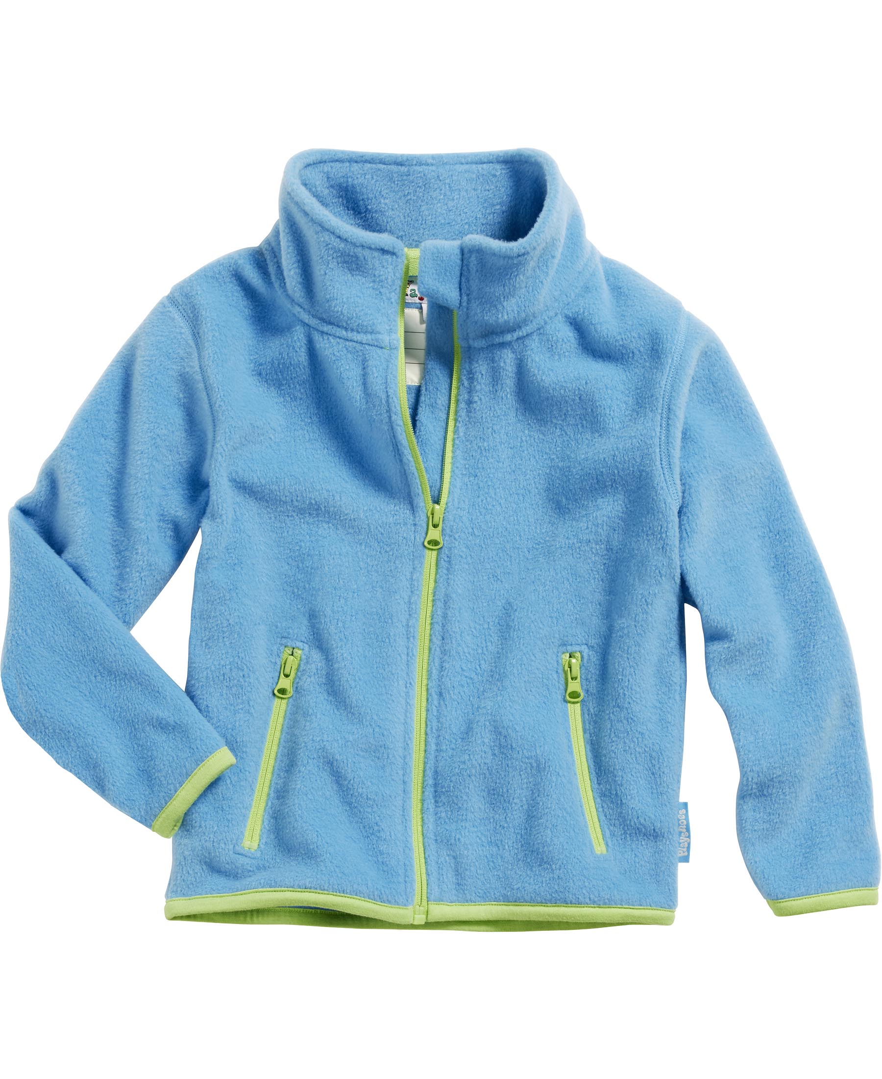 

Флисовая куртка Playshoes Fleece Jacke farbig abgesetzt, цвет Aquablau