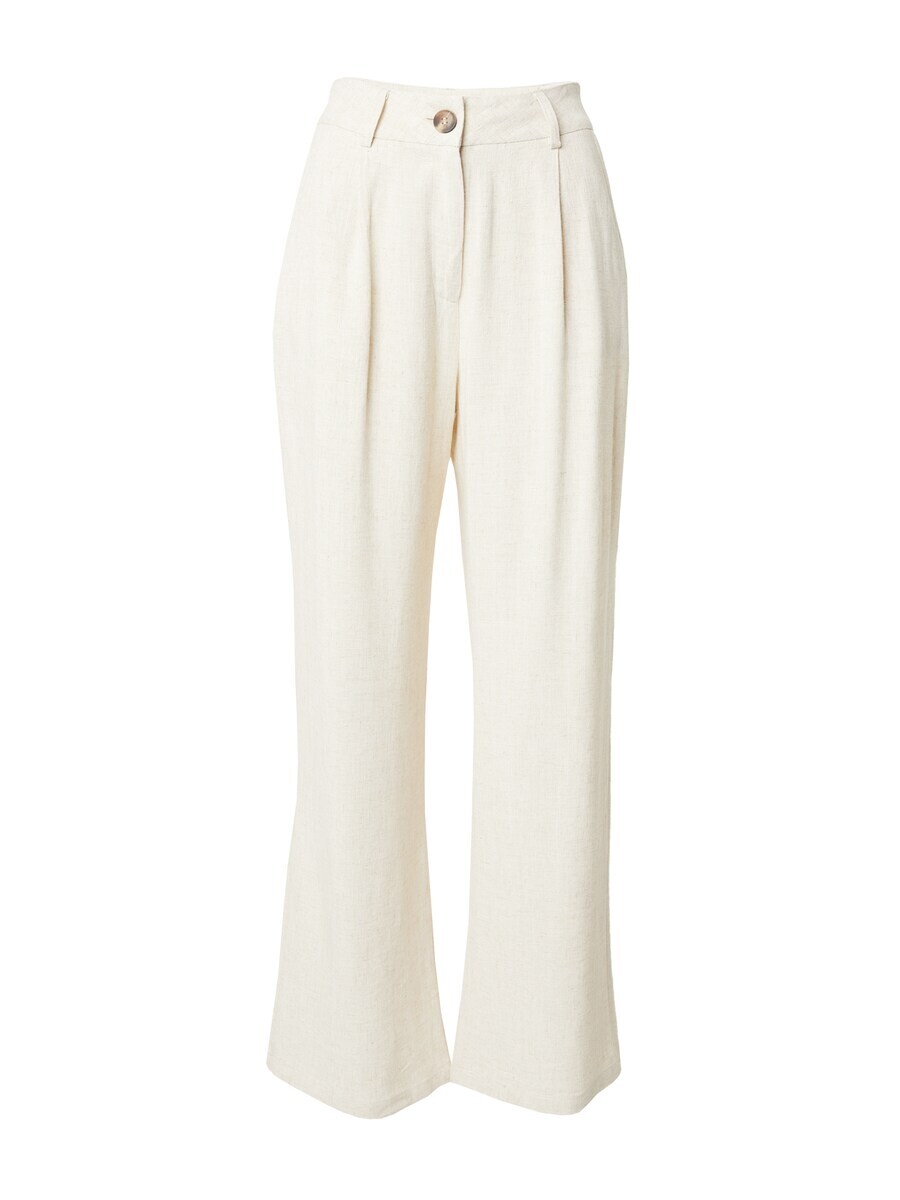 

Брюки со складками спереди Dorothy Perkins Loose fit Pleat-Front Pants, кремовый