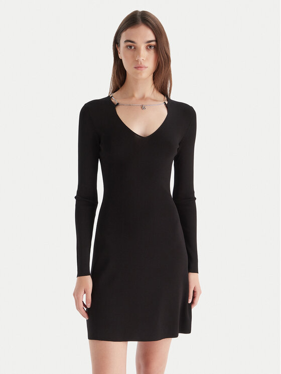 

Вязаное платье slim fit Sibery 50548244 Hugo, черный