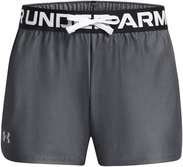 

Шорты Under Armour Girls Play Up Solid Shorts, (013) Pitch Gray/Metallic Silver