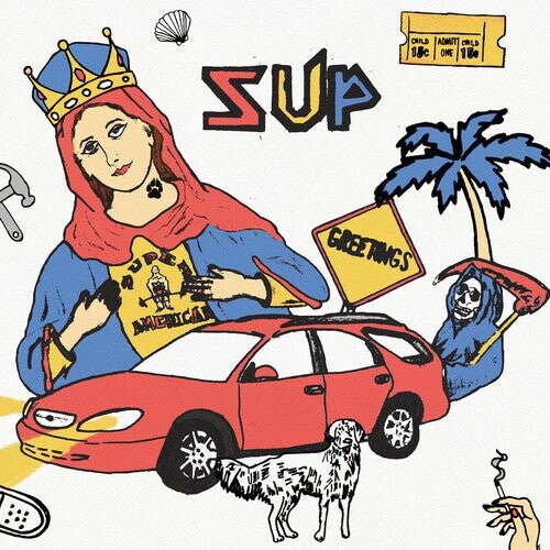 

Виниловая пластинка Super American - Sup - Half Red / Half Blue