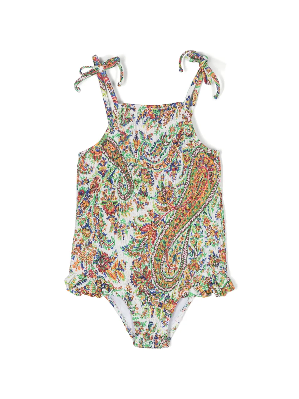 

Купальник с цветочным принтом ETRO KIDS, белый