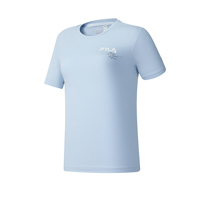 

FILA Футболка для фитнеса женская Flow Cloud Blue, Синий, FILA Футболка для фитнеса женская Flow Cloud Blue