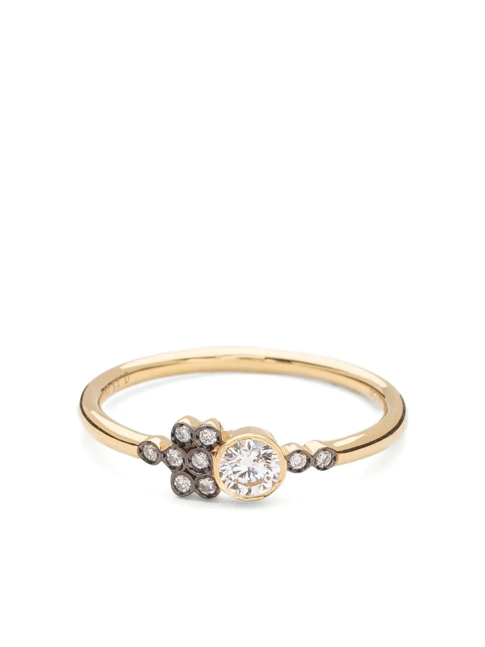 

Кольцо La Pierre из желтого золота с бриллиантами Yannis Sergakis