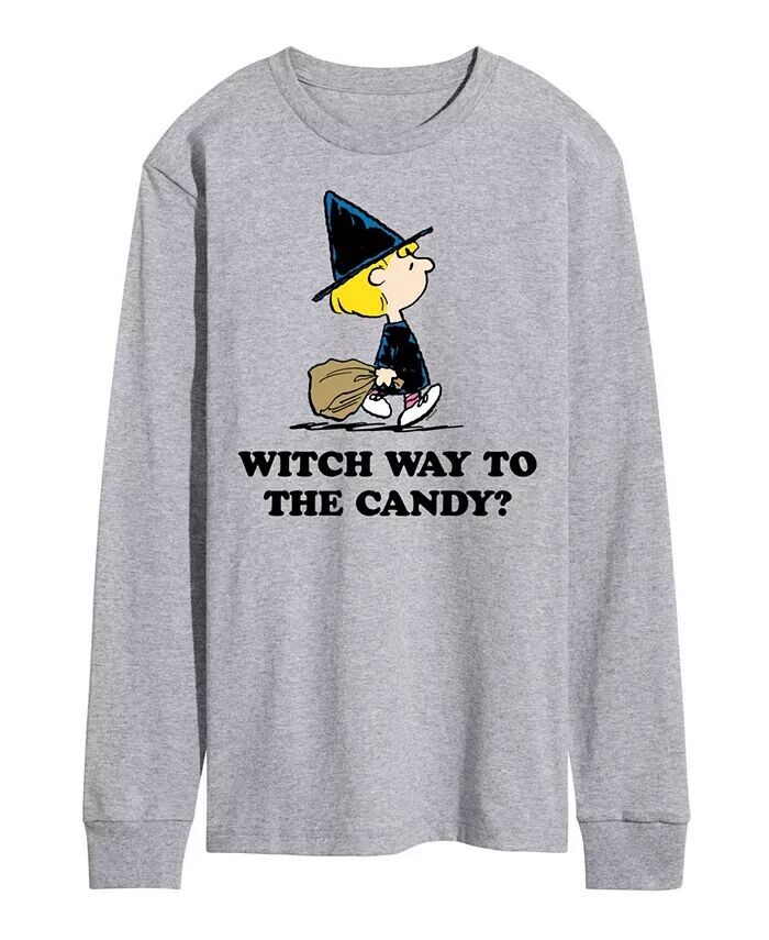 

Мужская футболка Peanuts Witch Way to Candy AIRWAVES, серый