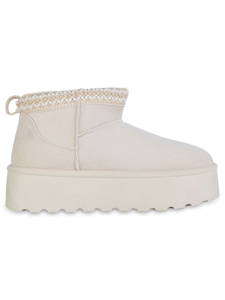Ботильоны VAN HILL Winter Boots Alice, бежевый — фото 3