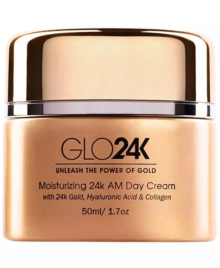 

Увлажняющий дневной крем 24K AM, 1,7 унции Glo24K