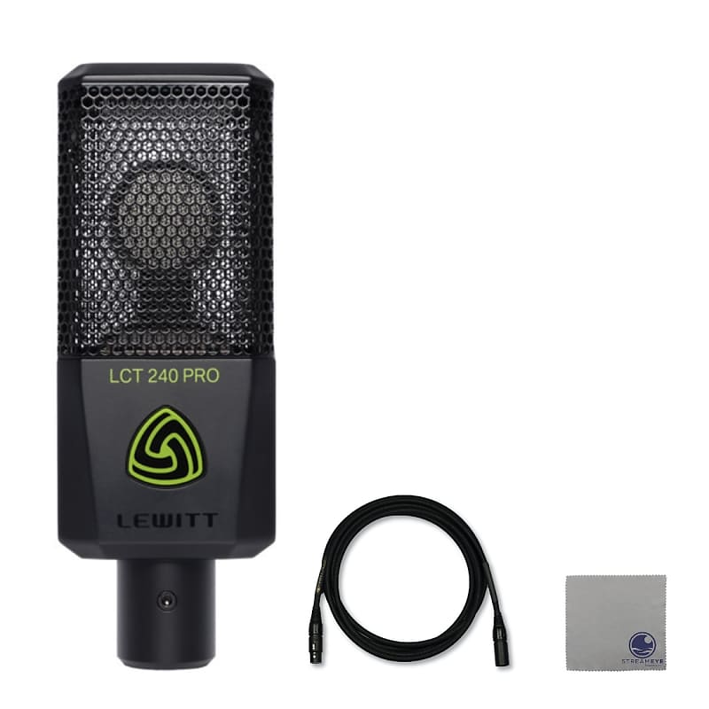 

Конденсаторный микрофон Lewitt LCT-240-PRO-BLK Large-Diaphragm Condenser Microphone