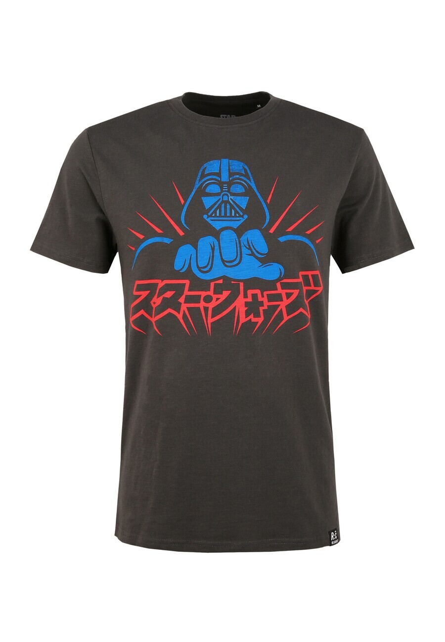 

Классическая футболка Recovered Shirt Star Wars Vader Japanese, черный