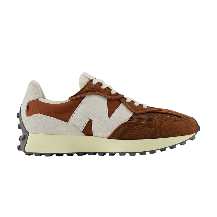 

Кроссовки New Balance 327 Brown Beige Cracked, коричневый