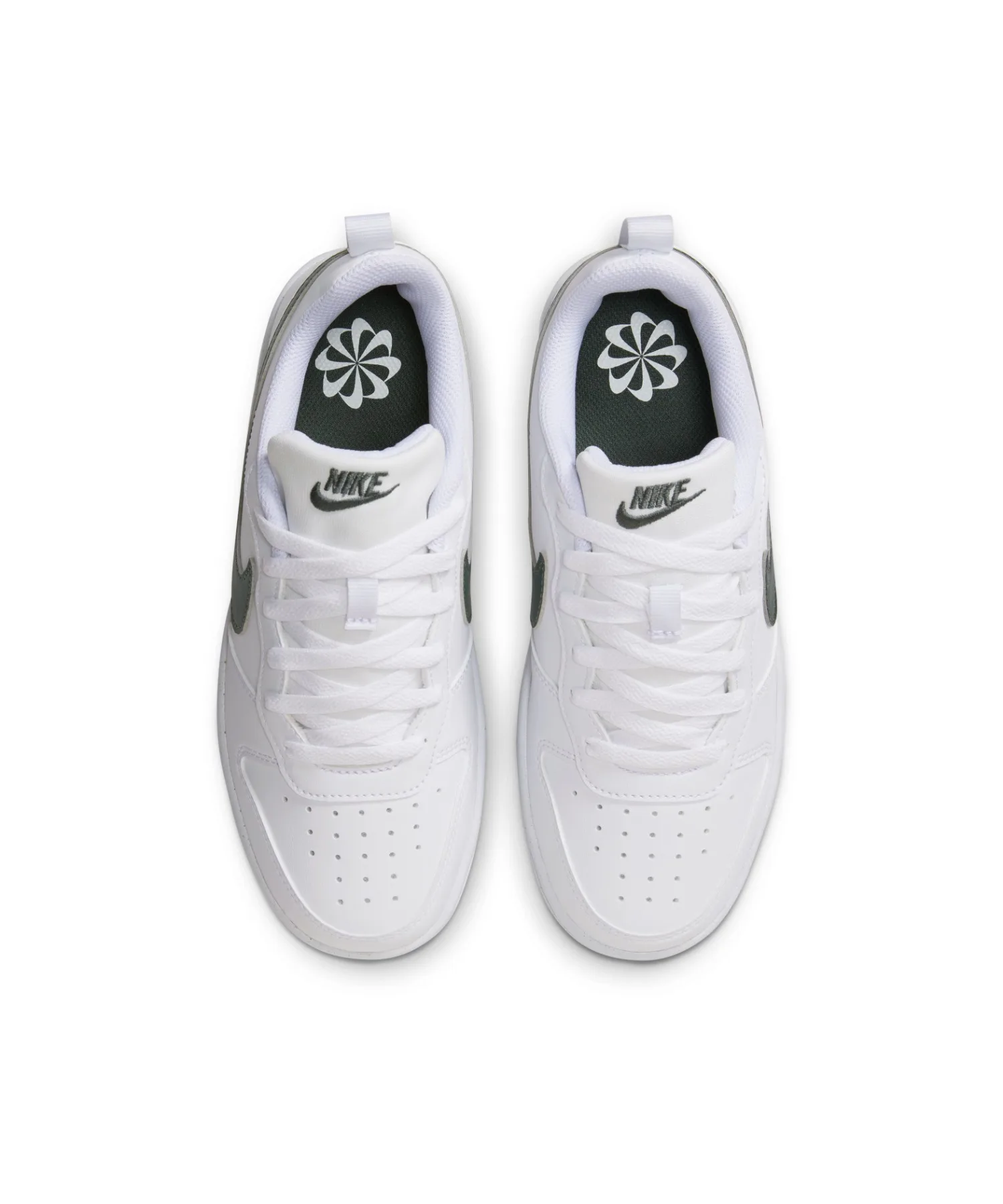 Детские кроссовки для бега Nike Court Borough Low Re-Craft GS черно-синие — фото 3