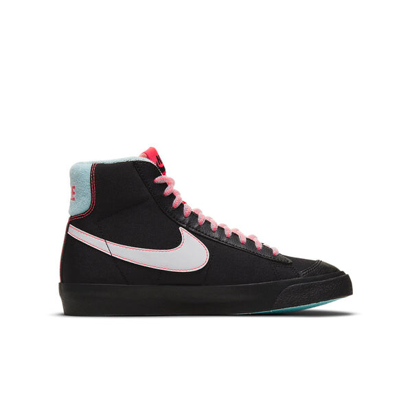 Кроссовки blazer mid '77 'black atomic pink' Nike, черный — фото 2