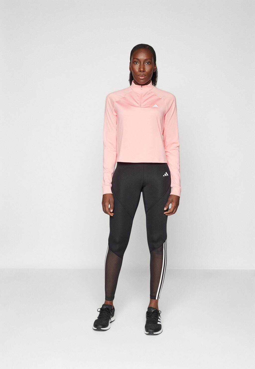 

Футболка с длинным рукавом ZIP adidas, розовый