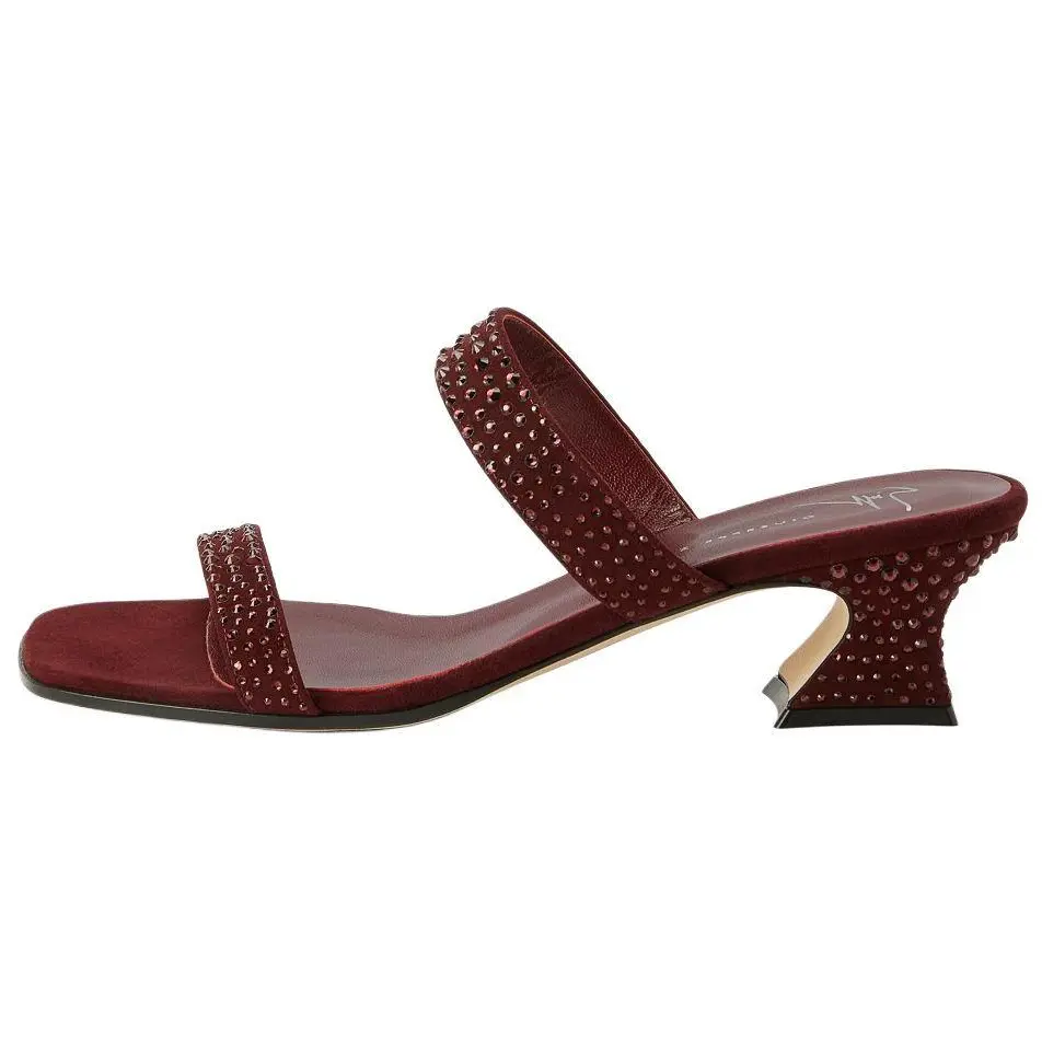 Слайдеры GZ 4,5 см Женские Красные Giuseppe Zanotti