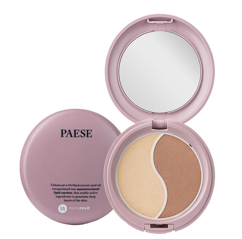 

Paese Nanorevit Contour Duo палетка для контуринга лица, 4.5 g