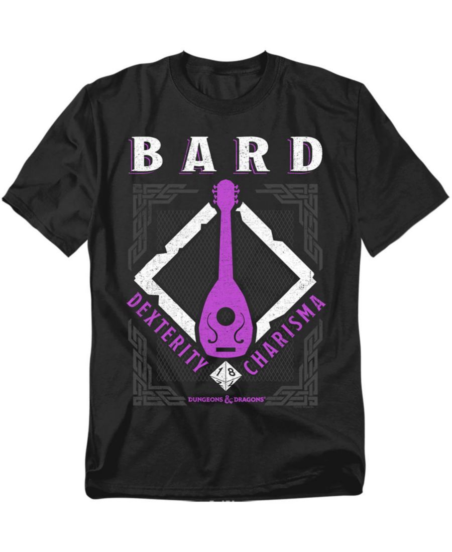 

Мужская футболка Dungeons Dragons Bard Dexterity Charisma D&D, Black, Черный, Мужская футболка Dungeons Dragons Bard Dexterity Charisma D&D, Black