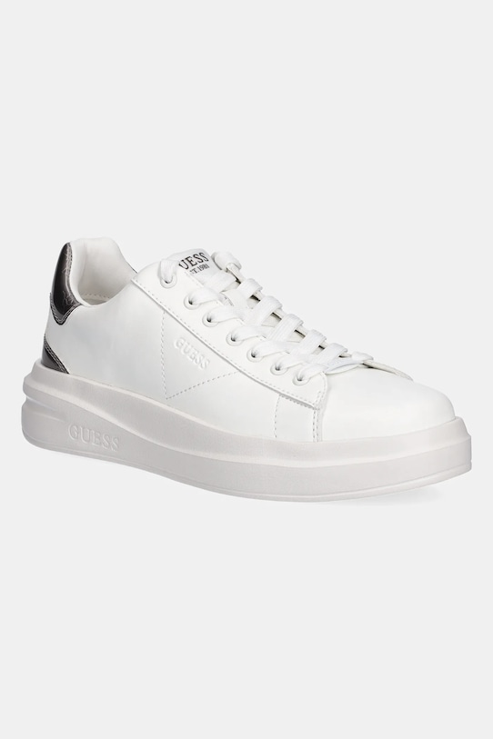Кожаные кроссовки Elbina Guess, белый
