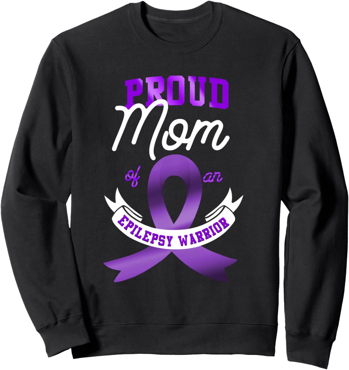 

Толстовка с лентой в поддержку осведомленности об эпилепсии, черная Funny Epilepsy Awareness Day Week Month Hd0