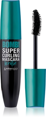 

Тушь для завивки и увеличения объема ресниц bellaoggi BOMB! Curling Mascara, Real Black 12,5 ml