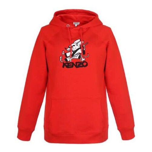 

Свитер pattern hoodie red Kenzo, красный
