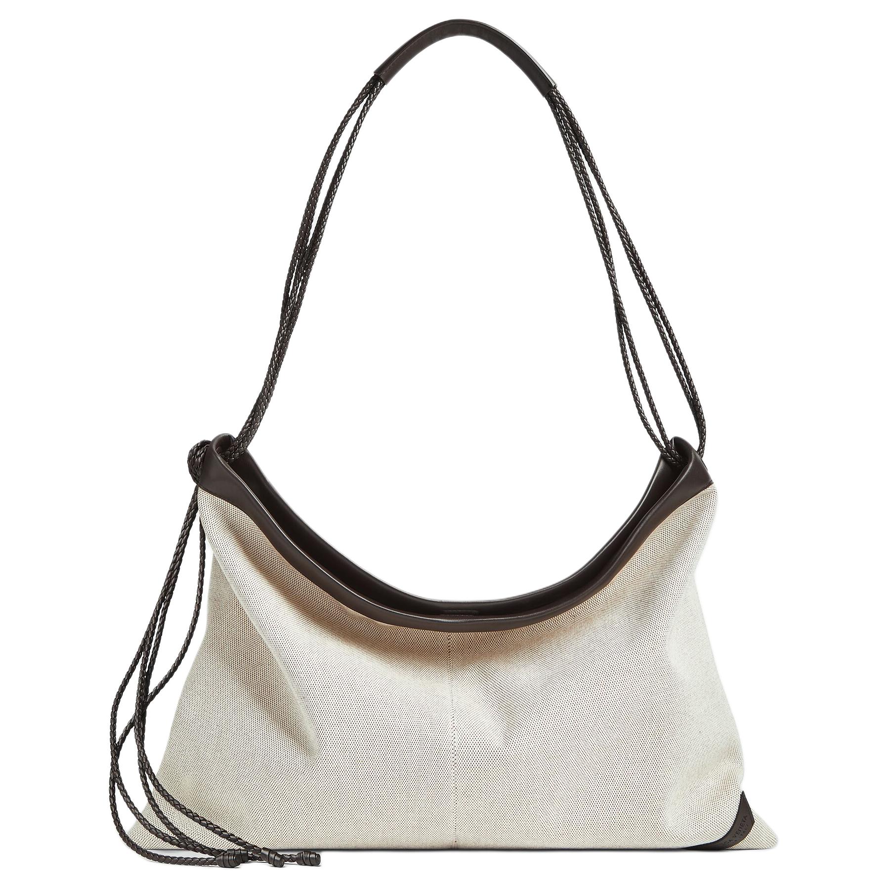 

Bottega Veneta Женская сумка через плечо из натуральной кожи коровы в цвете шоколадный коричневый