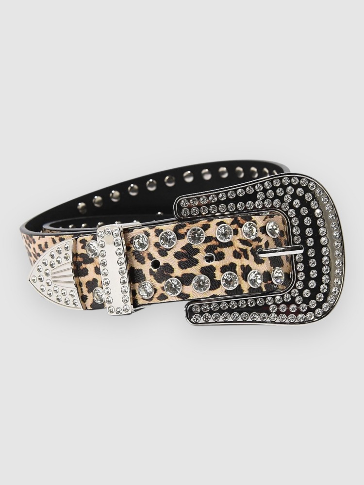 

Ремень Broken Promises Leopard Lust Rhinestone Gürtel, assorted