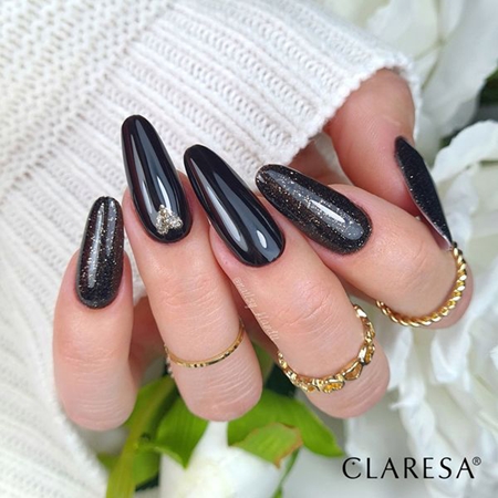 Гибридный лак для ногтей Claresa SoakOff UV/LED Color Black, 900 5 g — фото 3