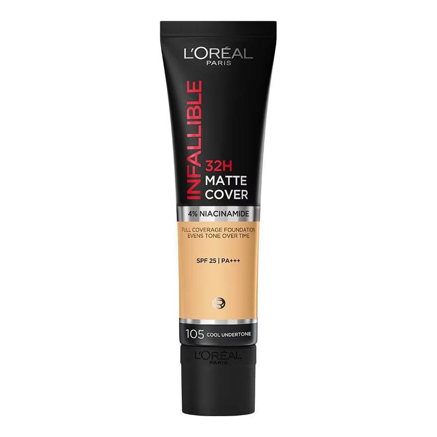 

L'Oreal Makeup L'Oreal Infallible 32H Matte Cover Foudation SPF25 PA+++ 30мл. 105