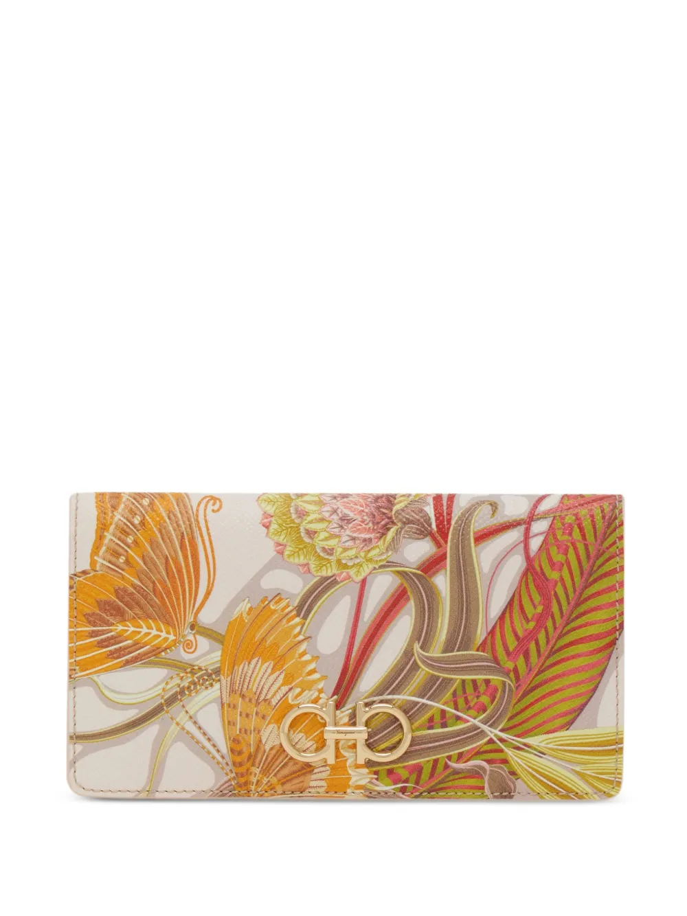 

Кошелек с декором Gancini Ferragamo, белый