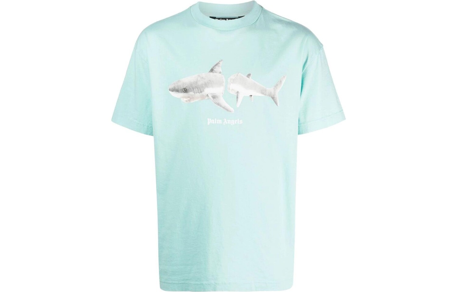 

Классическая футболка White Shark Palm Angels, светло-голубой, Синий, Классическая футболка White Shark Palm Angels, светло-голубой