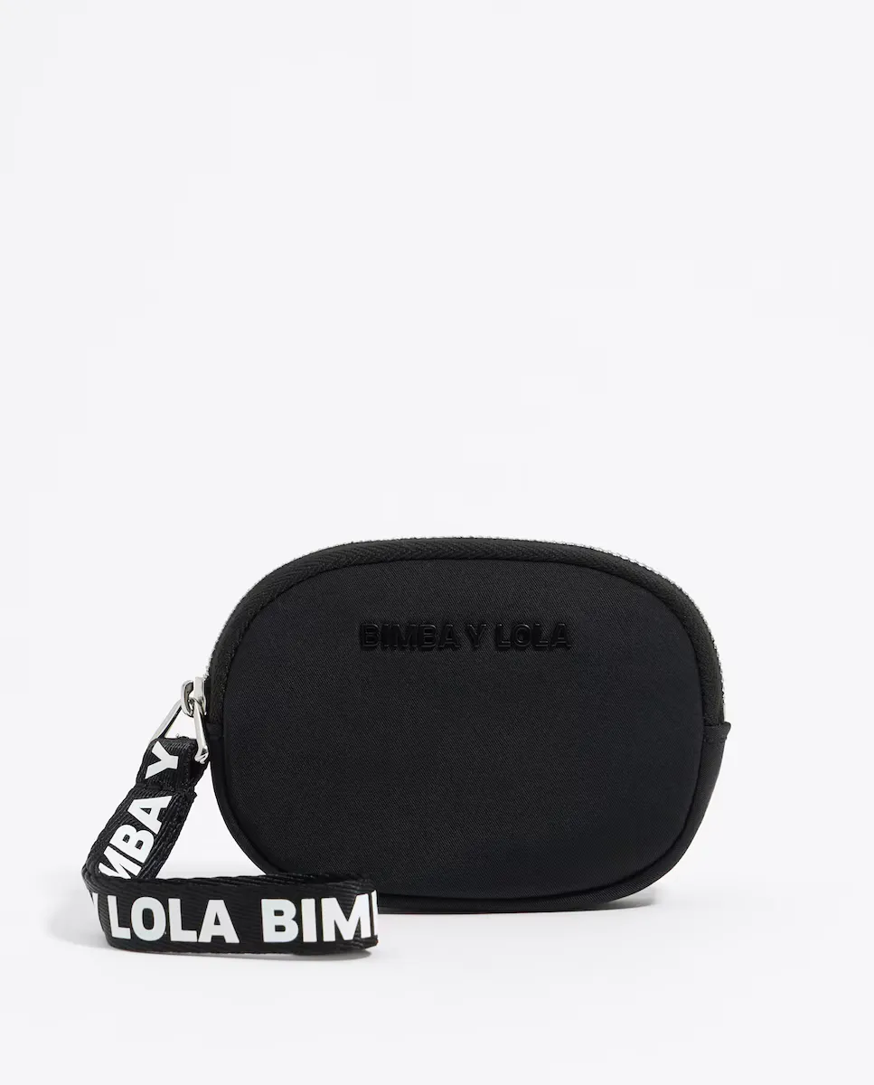 

Черный нейлоновый женский кошелек овальной формы Bimba y Lola, черный