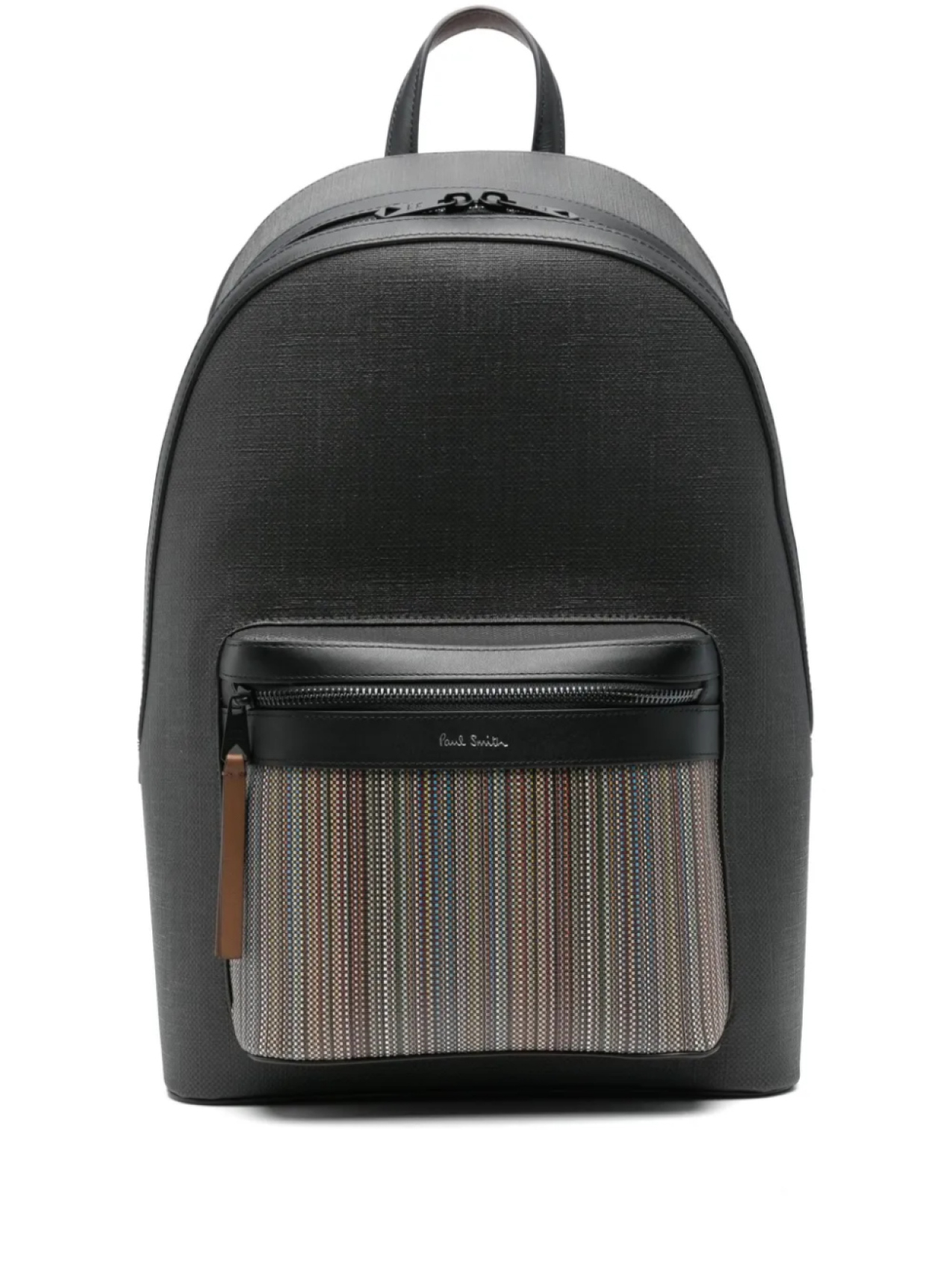 

Рюкзак с фирменной полоской Paul Smith, черный