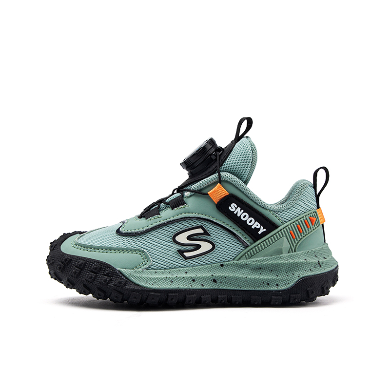 

Антискользящие износостойкие дышащие легкие повседневные детские туфли Army Green Kids' SNOOPY