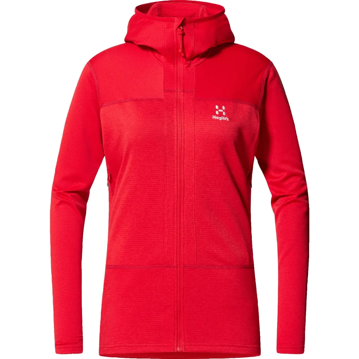 

Женская флисовая кофта Haglöfs ROC Flash Mid Hood, красный