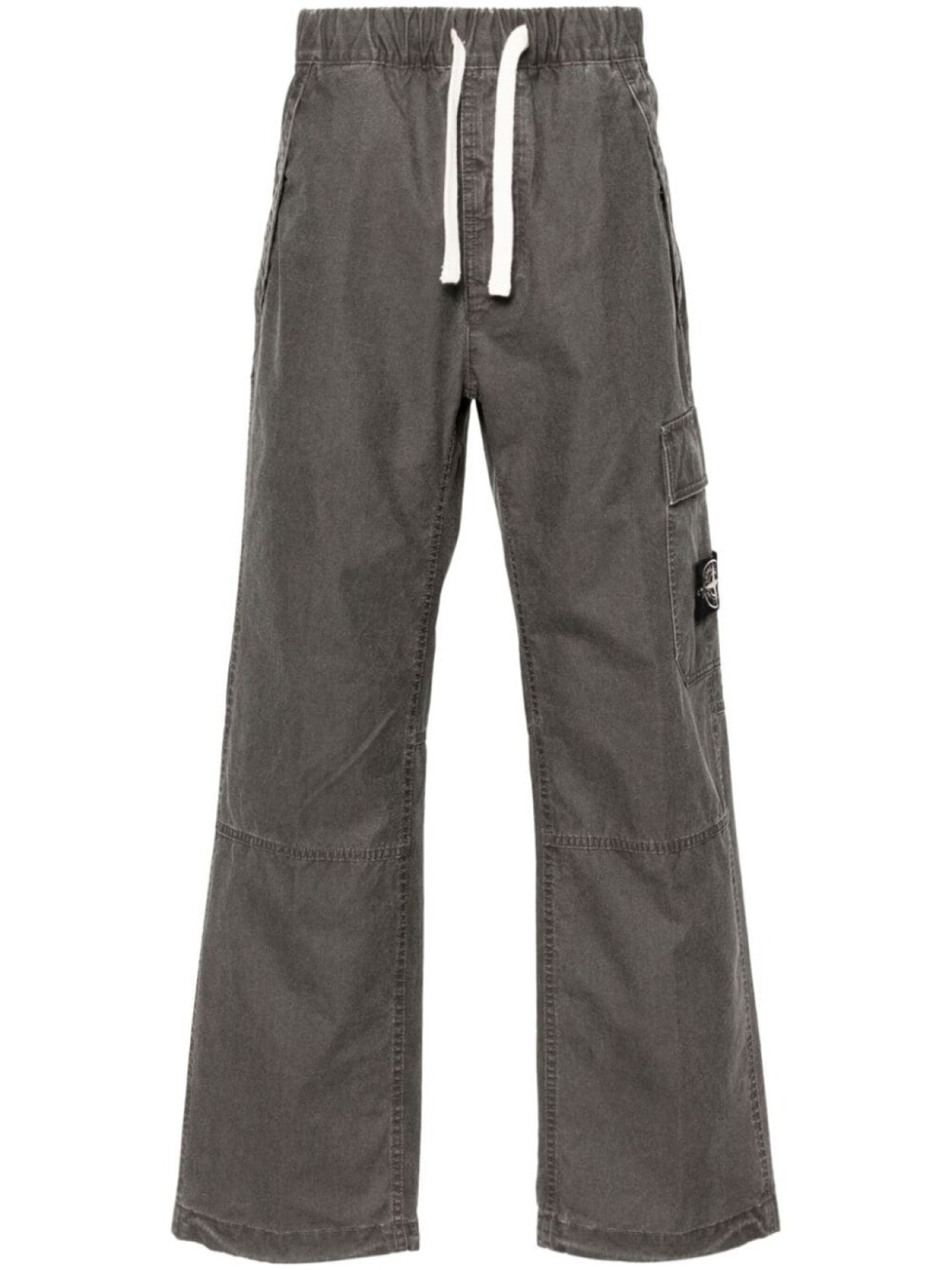 

Stone Island брюки карго с нашивкой Compass, серый
