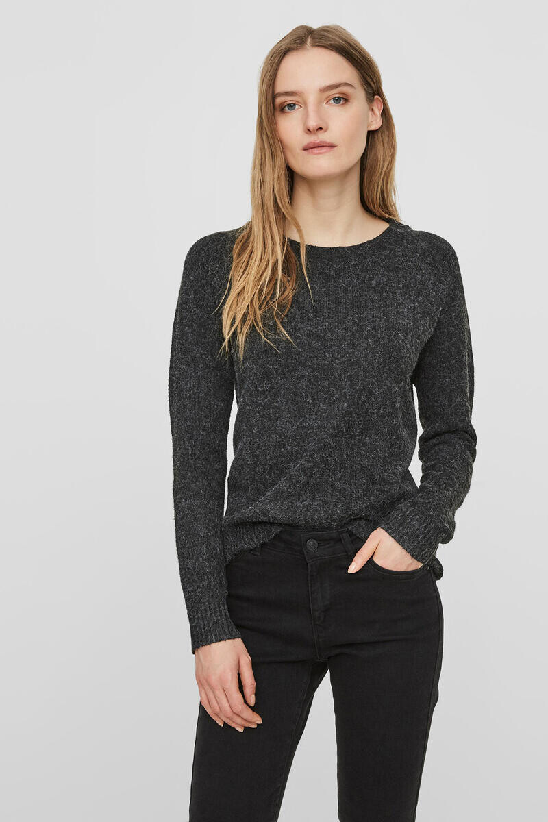 

Базовый вязаный свитер Vero Moda, черный