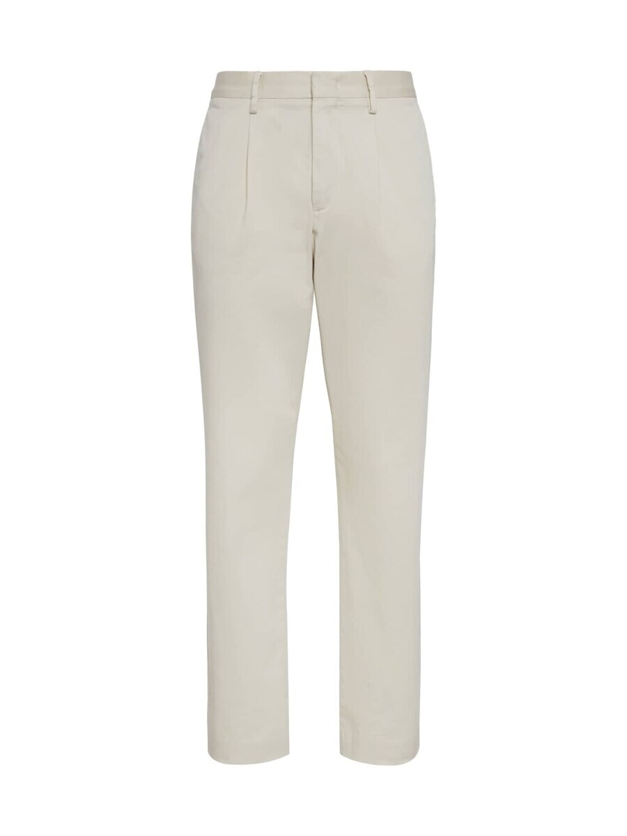 

Брюки Boggi Milano Slim fit Pleat-Front Pants, светло-бежевый