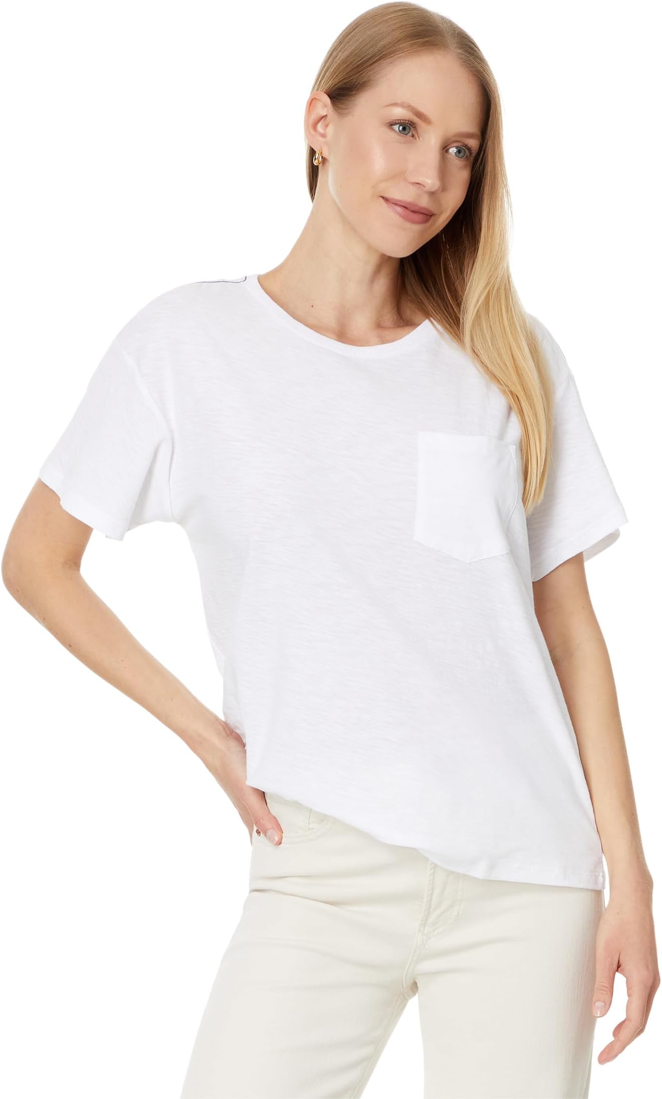 

Футболка Lilla P Short Sleeve Pocket Tee, белый