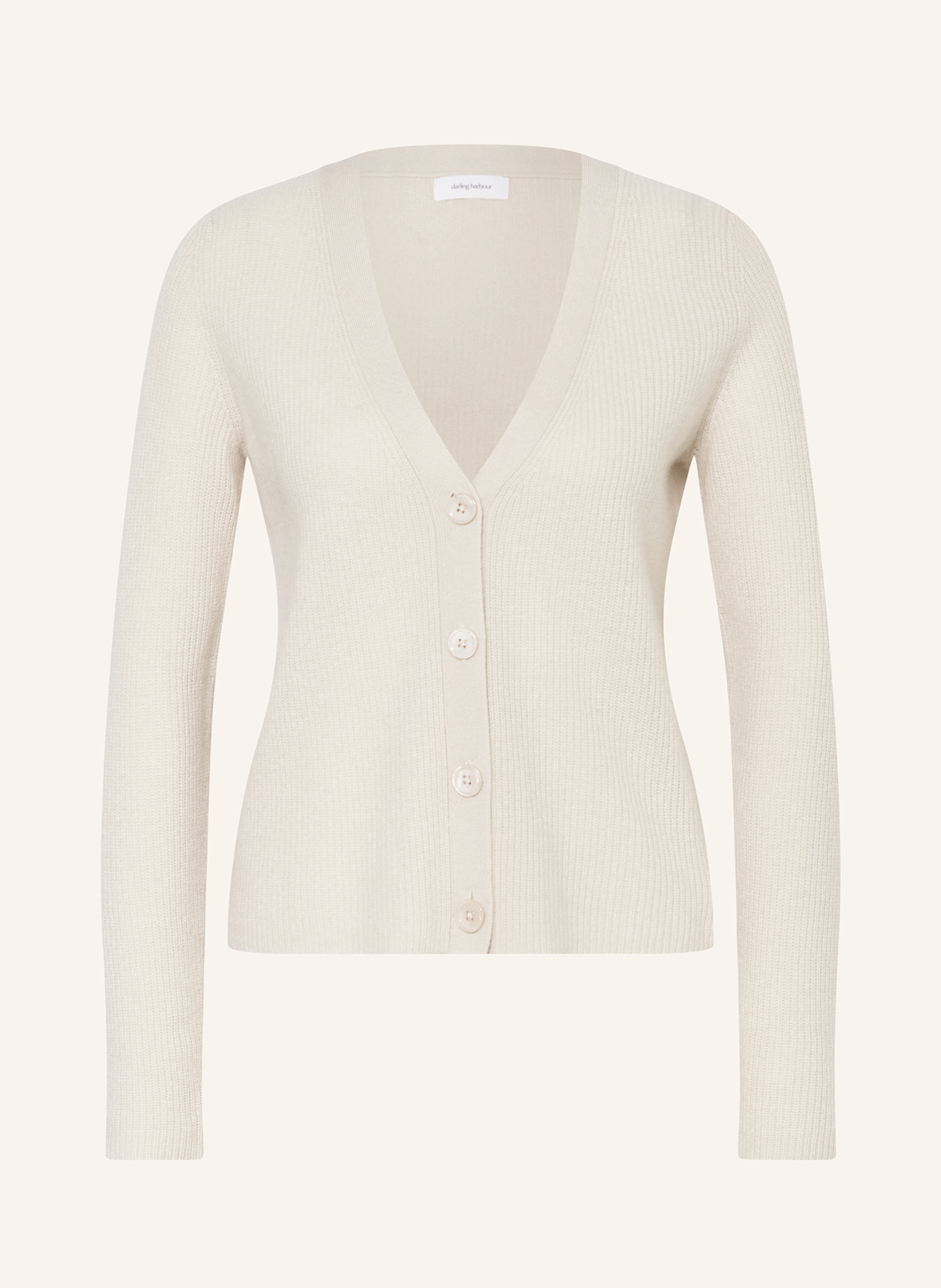 

Кашемировый кардиган Darling Harbour, экрю