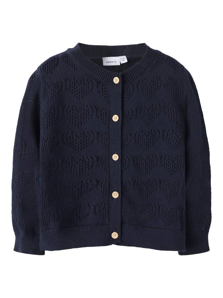 

Вязаный кардиган NAME IT, темно-синий