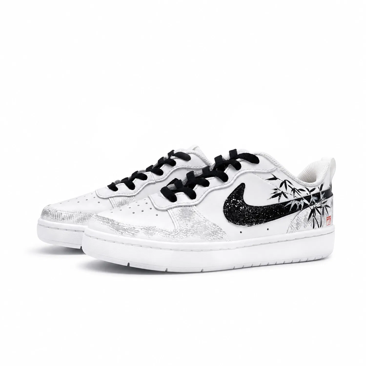 Кроссовки для скейтбординга Nike Court Borough Kids Black — фото 4