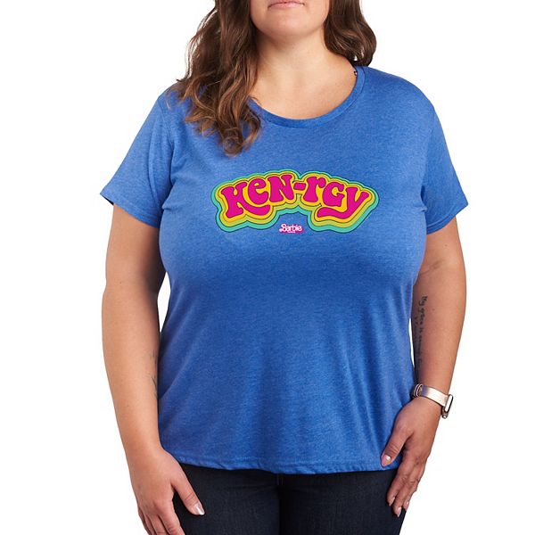

Футболка с принтом Kenergy 70s Plus Size The Movie Barbie, Blue, Синий, Футболка с принтом Kenergy 70s Plus Size The Movie Barbie, Blue