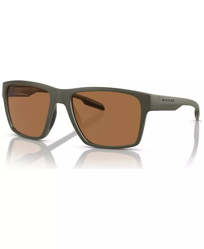 

Мужские поляризованные солнцезащитные очки Native Breck, Polar XD9041 Native Eyewear, коричневый