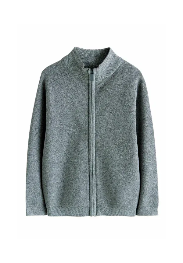 Кардиган на молнии Next, charcoal grey twist, цвет угольно-серый твист