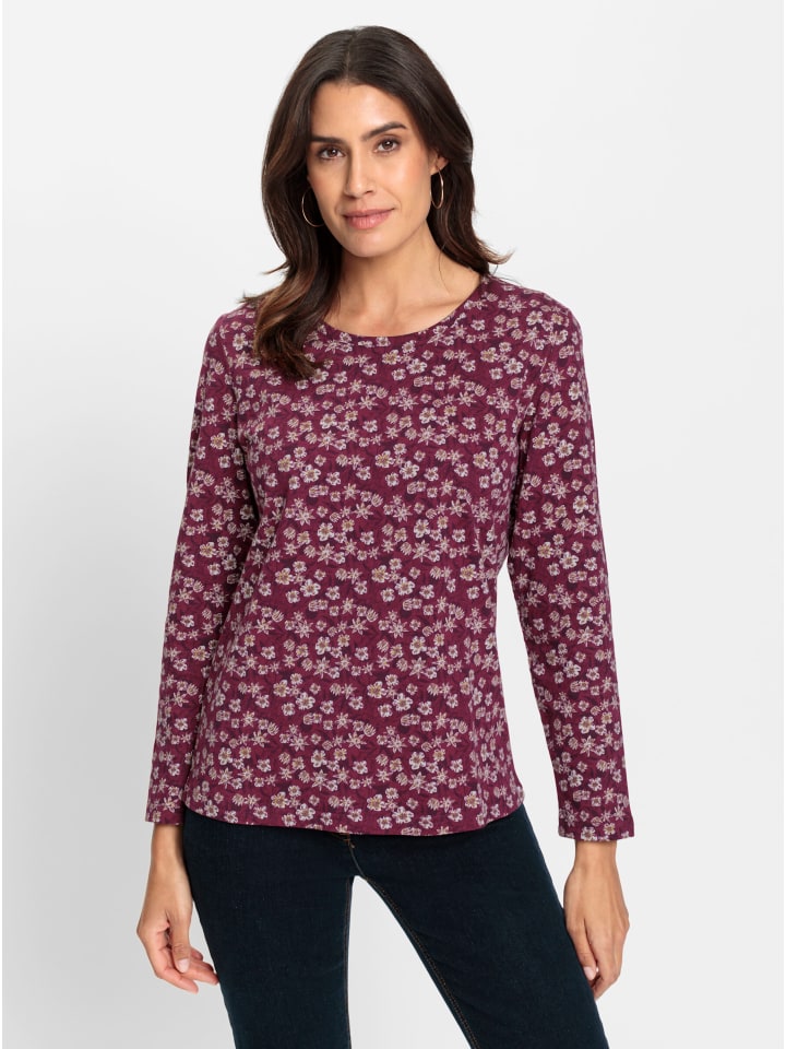 

Футболка с принтом бордового цвета WITT WEIDEN