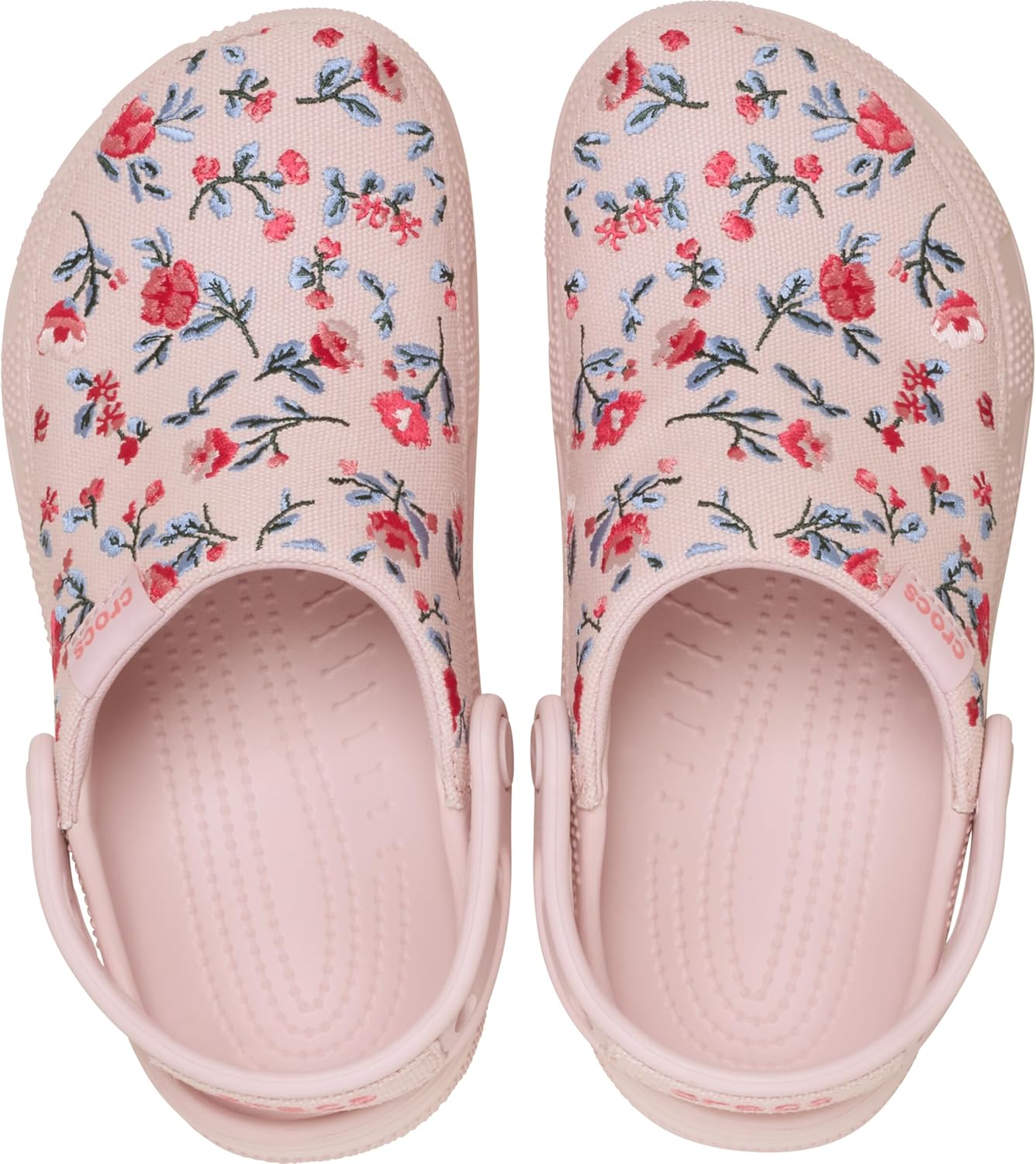 Классические парусисабо Crocs унисекс для мужчин и женщин, Floral Cotton Candy — фото 4