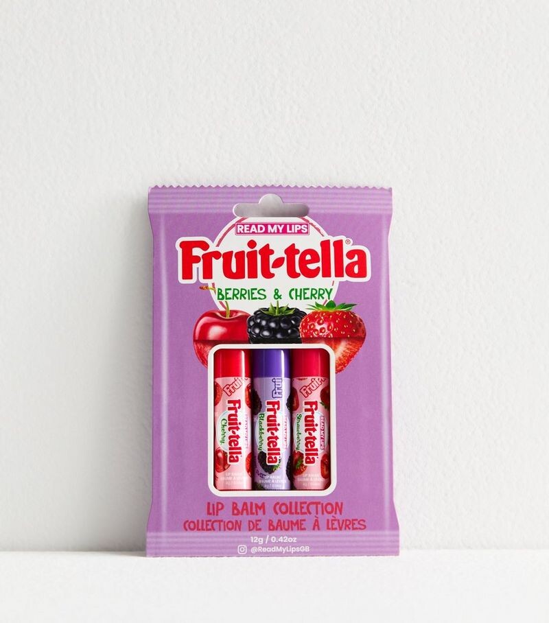 

Набор из 3 разноцветных бальзамов для губ Fruitella New Look, розовый